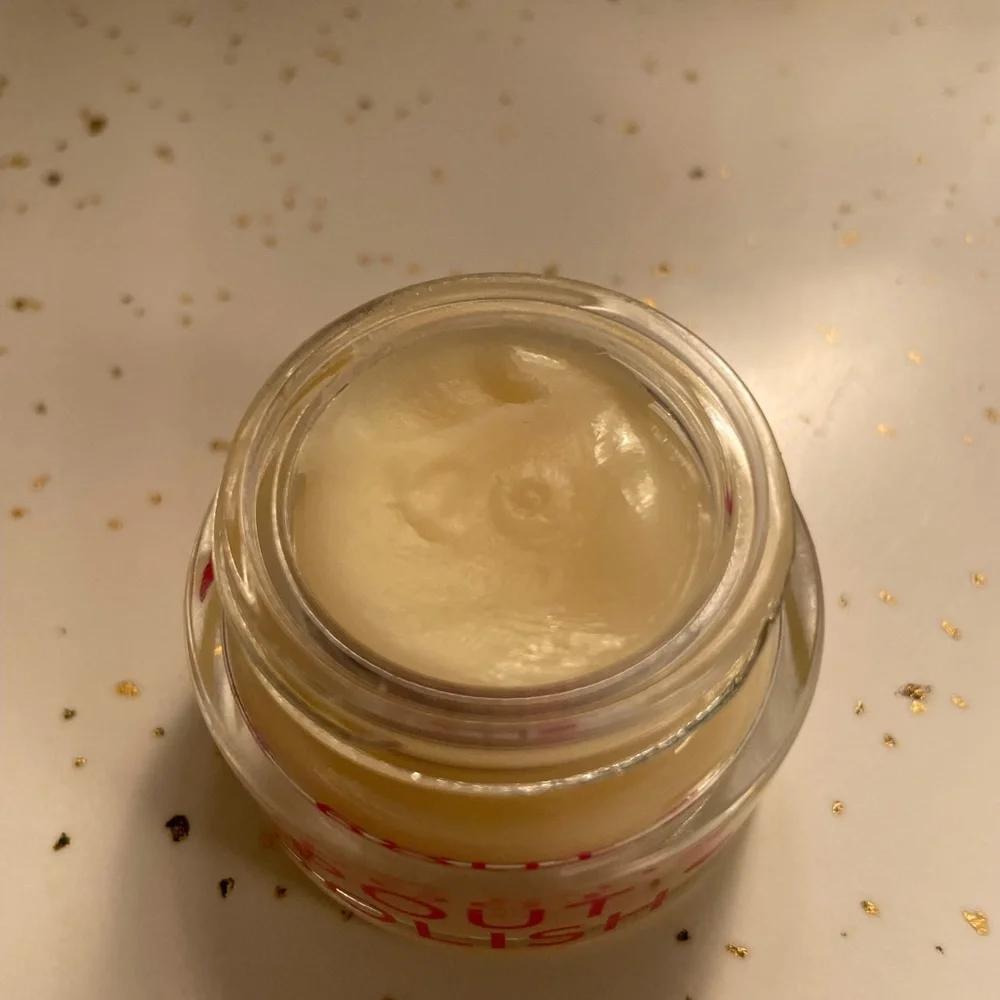 NIB Pacifica Pout Polish Lip Scrub Sugar Crystals Lemon Vegan 0.63 oz Shea